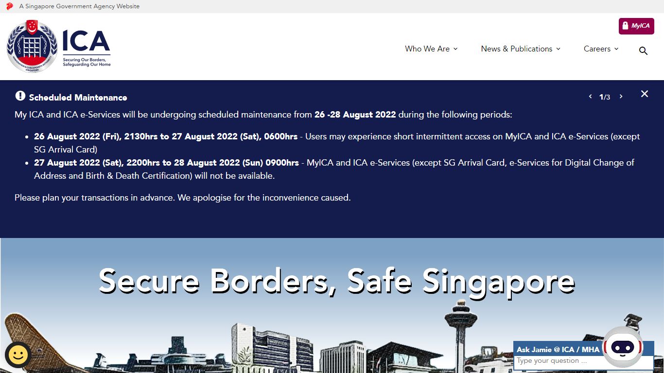 Immigration & Checkpoints Authority (ICA)